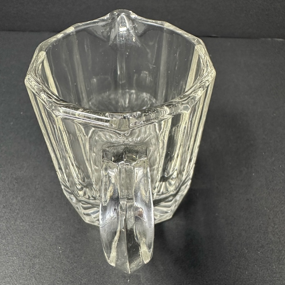Vintage Indiana Glass Mini Creamer Peerless Colonial Pattern Paneled Sides A2 - Picture 3 of 6